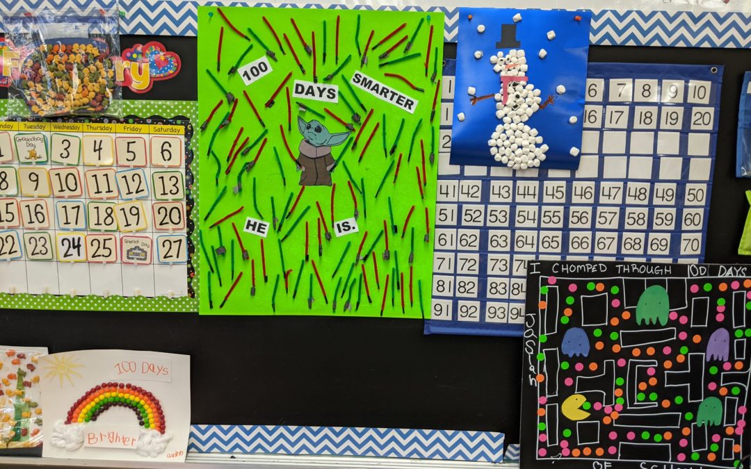 West Park Kindergarteners Celebrate 100 Days