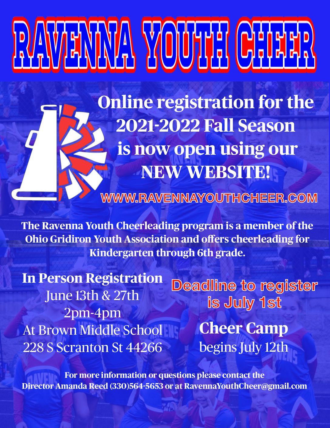 Youth Cheer Registration!