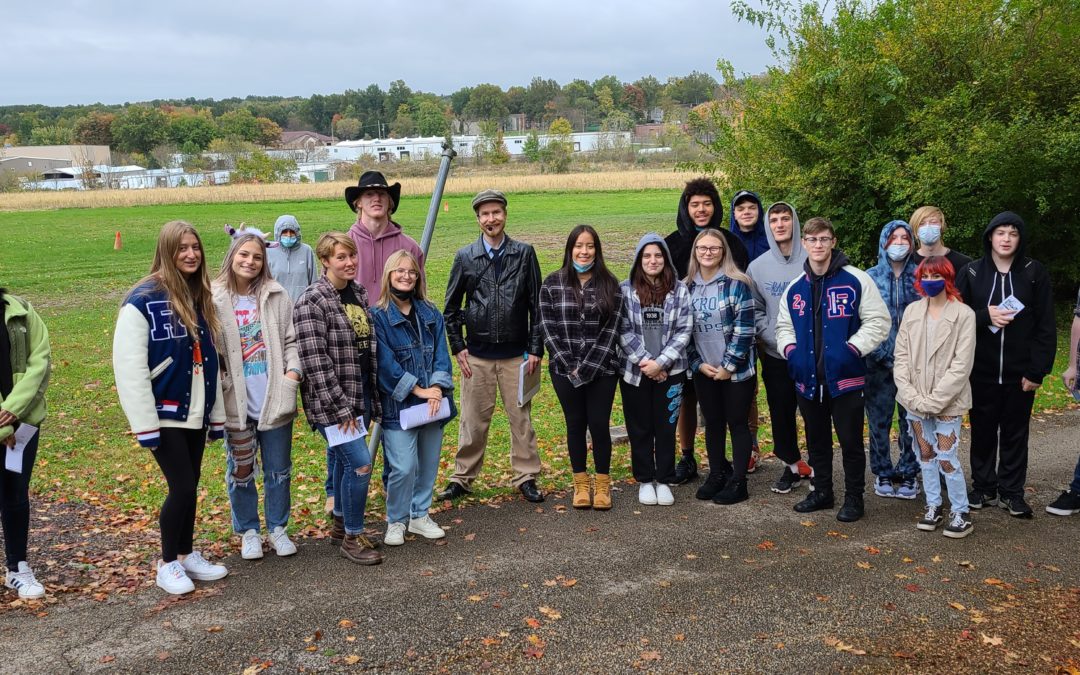 Students Receive Guided Tour of Maple Grove Cemetery