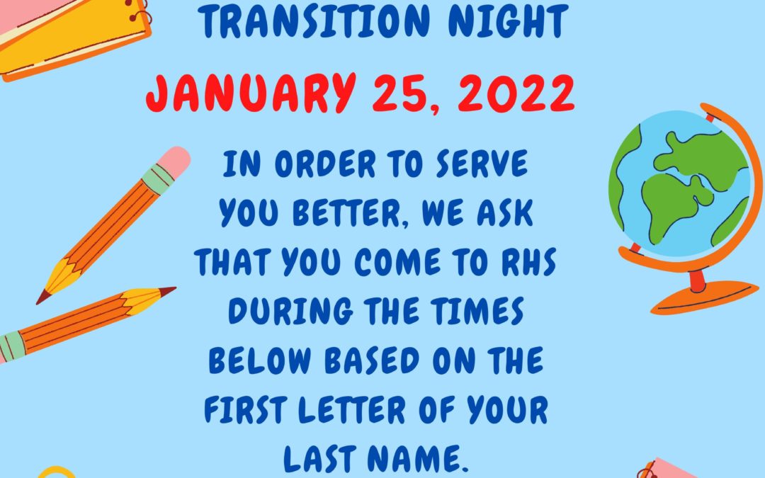 8th Grade to RHS Transition Night