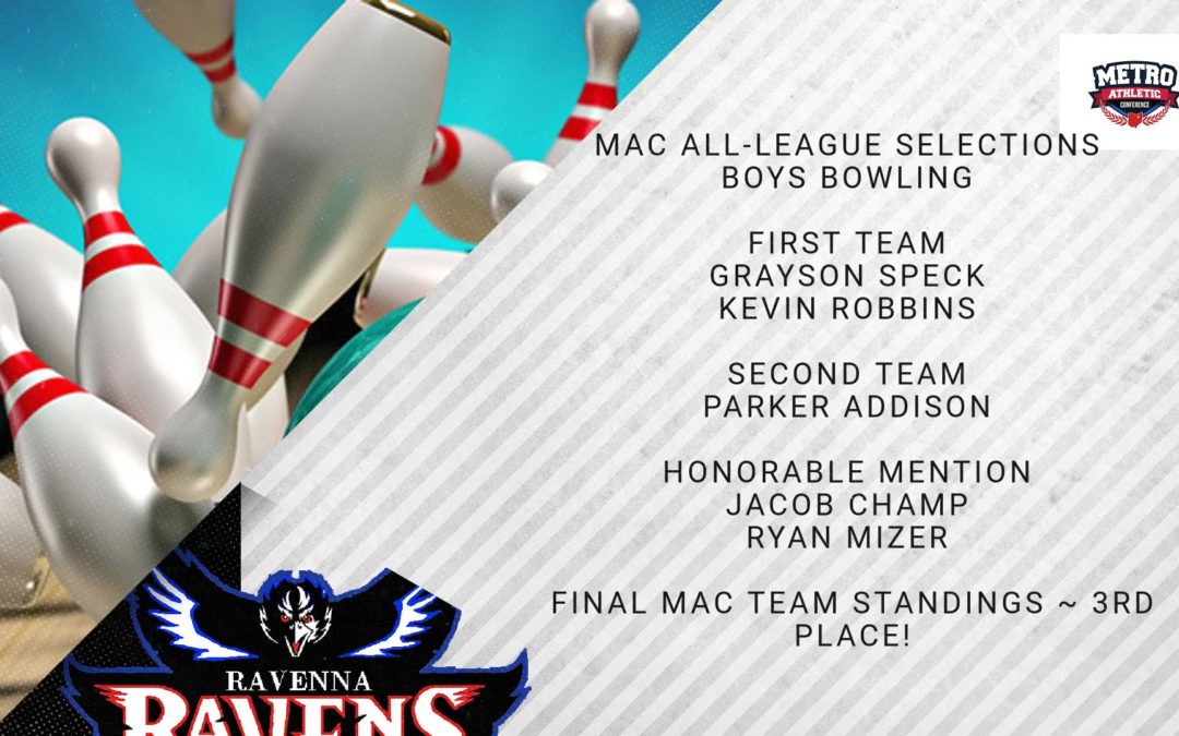 Mac All League Selections – Boys Bowling