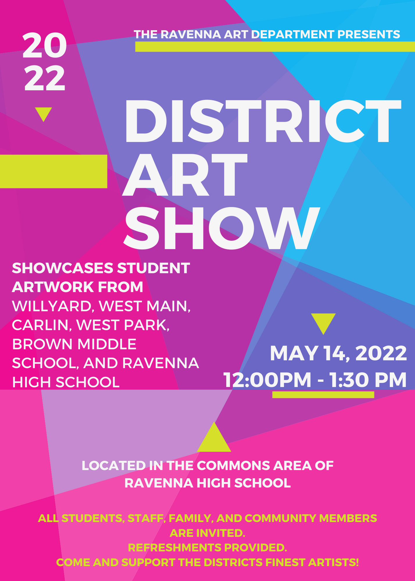 District Art Show – Save the Date!