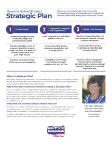 Ravenna School strategic plan flyer