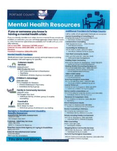 mental health resources